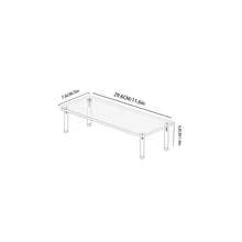 Soporte de exhibición de escritorio acrílico para cupcakes, perfumes, figuritas, estante de almacenamiento de caja ciega trapezoidal transparente - Blanco - Ver 13