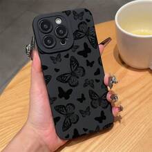 Funda para Teléfono - Funda Protectora Completa Anti-Caídas de TPU con Diseño de Lazo de Mariposa para Apple  6 7 8 X Xs Xr Xs Max 11 12 13 14 15 16 Pro Max - Estilo 1 - Ver 2