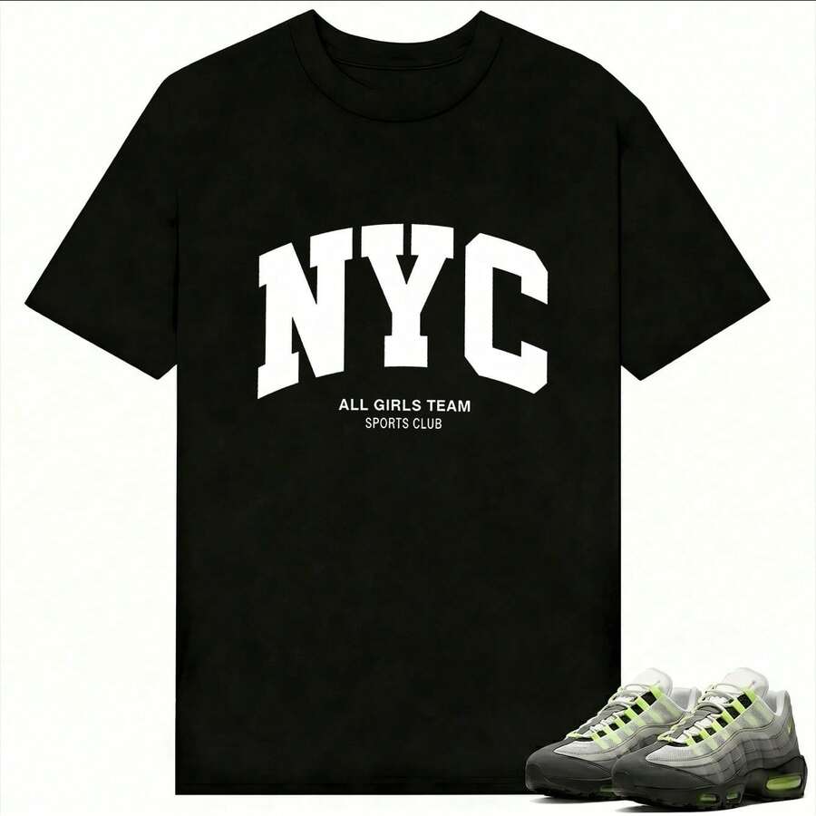 Unisex T-Shirt, 100% Cotton, Regular Fit, Graphic Print, Short Sleeves, Casual Style, Summer Streetwear, Urban Style, Printed Top, Vintage Fashion, Soft And Breathable. - 藍色和黑色 - 查看 1