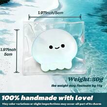 Taba Soft Jellyfish, A Stress Relief Toy Designed To Alleviate Anxiety And Promote Relaxation. It Is An Ideal Desk Accessory For Adults, Perfect As A Gift Bag Filler, Classroom Reward, And For Easter Holiday Party Activities - Multicolor - View 4
