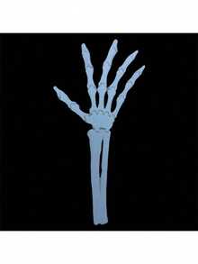 5pcs/Set 3D Printed Halloween Decorations, Christmas Decorations, Movable Joint Creative Collectible Figurines, Toys, New Year Gifts - Skeleton Hand - View 4