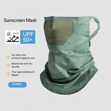 UV Protection Face Mask/Neck Gaiter UPF 50+ Reusable Sun Protection Mask Breathable Ice Silk Neck Guard For Golf, Hiking, Running, Cycling, Outdoor Sports, Summer Ear Loop Men's Sun Protection Mask Neck Guard Full Face UV Protection Ice Silk Cycling Fishing Outdoor Neck Gaiter Mask - Multiple Styles - View 13