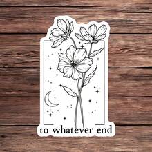 1PC Epic Fantasy Novel Bookish Sticker, Booktok Reader Quote Vinyl Decal For Laptop Water Bottle Notebook E-Reader, Waterproof Book Lover Decal Sticker, Aesthetic Stationery Journaling Scrapbook Gift For Her - S2314 - View 4