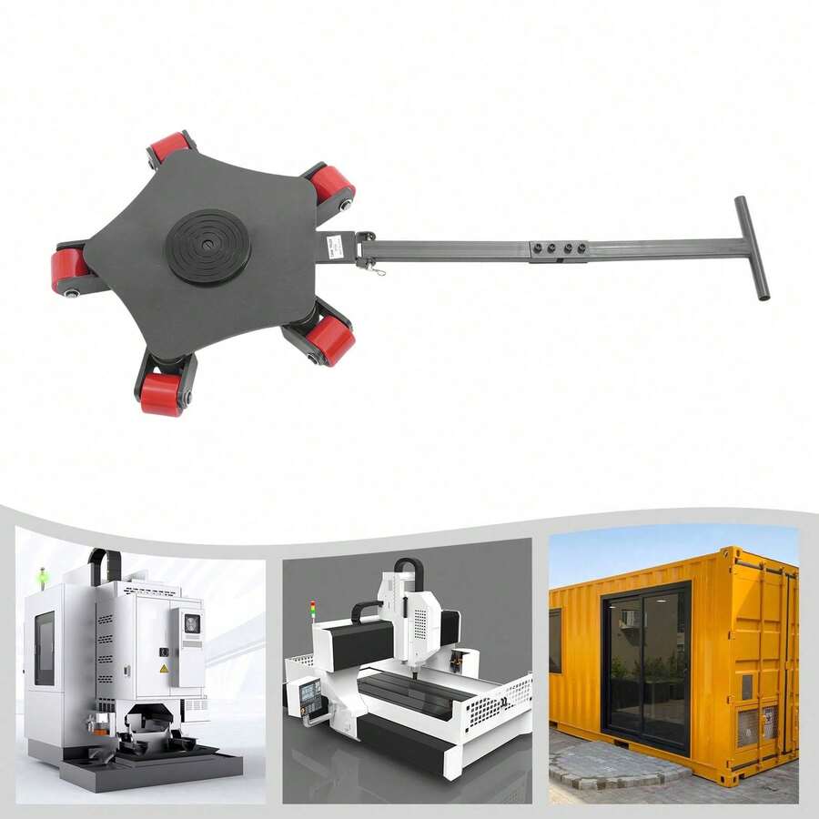 Ubfhonsi Machinery Mover, Industrial Machinery Skate Dolly, Machinery Mover For Warehouse And Workshop - Black - View 1