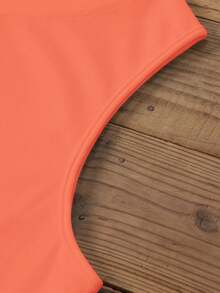 Custom Women's Tank Top, As A Gift For Girlfriend Sports - Orange - View 5