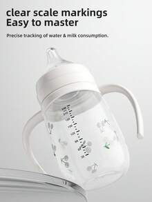 1pc Baby Wide-Neck Multi-Capacity Small Cherry PP Anti-Fall Anti-Colic Baby Bottle Suitable For Infant Feeding - Multicolor - View 5