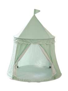 Tienda de campaña estilo yurta mongola de tela de piel de durazno verde para niños, tienda de juego de base secreta para niños, con bolsa de almacenamiento, fácil de instalar y guardar, portátil, adecuada para juegos interactivos en interiores y exteriores, camping en el parque, tienda de juego de espacio de imaginación para niños y niñas, mejor regalo de cumpleaños y vacaciones - verde menta - Ver 8
