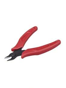 KLEIN TOOLS D275-5 Pinzas de Corte Diagonal Livianas con Corte al Ras Perfil Ultrafino para Espacios Reducidos Resorte de Retorno Automático Pinzas Electricista 127 cm - RojoNegro - Ver 6