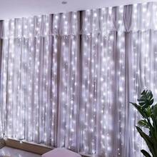 USB Powered LED Curtain String Lights, 8 Flashing Modes Simulating Starry Sky, With Remote Control (Remote Control Not Included). Romantic Fairy Garland String Lights, Home Bedroom Window Background Wall Stage Decoration, Valentine's Day Halloween Christmas Holiday Lighting Atmosphere Hanging String Lights - USB Plug Curtain Light - View 27