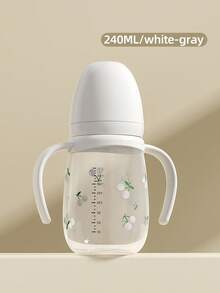 1pc Baby Wide-Neck Multi-Capacity Small Cherry PP Anti-Fall Anti-Colic Baby Bottle Suitable For Infant Feeding - Multicolor - View 18