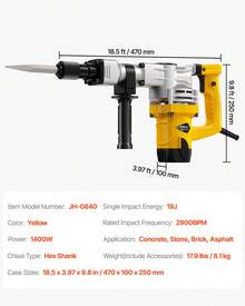 Electric Hammers - 1400W - View 11