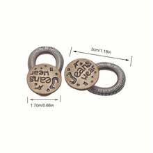Random 3/5Pcs Spring Waist Expanding Metal Buckles, Invisible Pant Waist Extender Buckle, Seamless Waist Size Adjustment Extension Tool - A - View 2