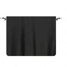 2Pcs Universal Car Privacy Side Window Sunshade, No Drilling Required Car Partition Curtain, Sun Protection Heat Insulation Blackout Curtain, Front And Rear Row Privacy Screen, Car Interior Partition Curtain, Suitable For Self-Driving Tours, Travel, Napping, Car Interior Accessories - Black - View 8