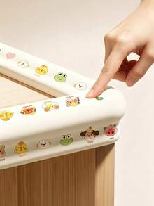 2m Long Baby Anti-Collision Strip/Cloud-Shaped Foam Elastic Material, Cartoon Pattern, Freely Cuttable, Self-Adhesive, Easy To Use After Peeling, No Residue. Table Corner Protection Anti-Collision Furniture Protector/Newborn Essential (Keep Surface Dust-Free And Water-Free Before Pasting/Press And Fix For 24 Hours) - Multicolor - View 6