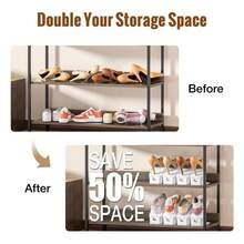 12 Pack,Adjustable,Shoe Stacker - View 7