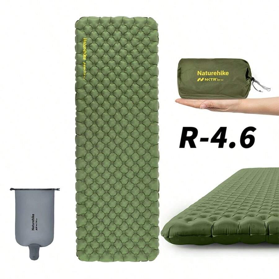 Naturehike Ultra-Light Inflatable Sleeping Pad Tuye 4.6, All-Season Use