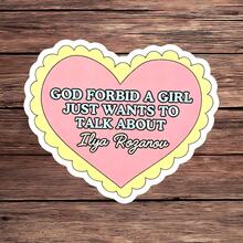 1PC Ice Hockey Sports Romance Fan Sticker, Novel Reader Quote Vinyl Decal For Laptop Water Bottle Notebook E-Reader, Waterproof Bookish Decal Sticker, Aesthetic Stationery Journaling Scrapbook Gift For Her - S2230 - View 1