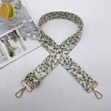 3.8CM 彩色花卉印花可調節替換包包肩帶 - 彩色 - 查看 5
