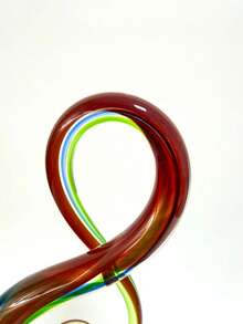 Hand-Blown Colorful Glass Music Symbol Nordic INS Style Home Decor Art Ornament - View 4