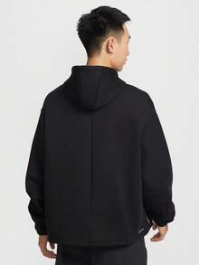 Nike Men's AS KB M NK DF FLC PO HDY SSNL2 Sports Knit Sweatshirt IQ0950-010 - Black - View 2