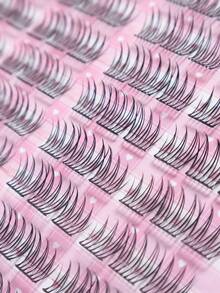 96pcs Large Capacity Glue-Free False Eyelashes ACE Idol Style Big Eye Look, Curly Thick Long-Lasting, Waterproof Sweat-Proof, Ready To Wear, Suitable For Holiday Party Daily Date, Beginner Friendly - View 10