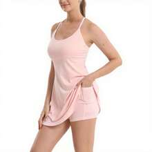 Conjunto de Camisola Deportiva Casual de Color Sólido para Mujer, Estilo Europeo y Americano, Novedad Verano 2026 - rosa - Ver 1