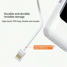GAWFOLK 黑色 10000mAh 移动电源 - PD20W 快充便携式充电器，带手电筒，旅行必备手机电池组。兼容 /安卓手机。非常适合夏季假期、户外旅行、露营和应急备用。送给男士、家人、朋友的礼物，生日礼物，情人节礼物。（电量显示）（黑色） - 夢幻黑 - 查看 6