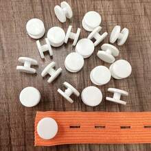 20/30/50/60/80/90Pcs Plastic I-Shaped Buckles, Adjustable Double-Head Buckles, Elastic Cord Storage Clamps, Button Strap Adjustment Buckles - Multicolor - View 10