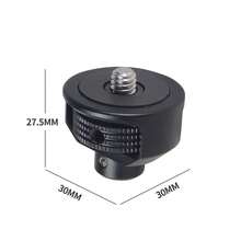 1/4 Inch Screw Quick Release Replacement Base 360° Rotatable Anti-Reinverse Adjustable Metal 1/4 To 1/4 Adapter Compatible With Tripod Selfie Stick And Devices With 1/4 Screws Photography Accessories - View 8