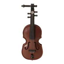 Dollhouse Violin 3D Creative Miniature Toy Ornament Photography Prop Decoration Music Creative Decor - Multicolor - View 6