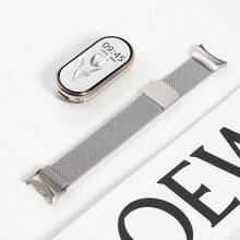 Dây đeo Milanese Loop cho Mi Band 8/9/10, dây thay thế đồng hồ bằng thép không gỉ hít nam châm, vòng tay lưới kim loại điều chỉnh được cho nam và nữ - Mi Band 8/9/10 - Xem 12