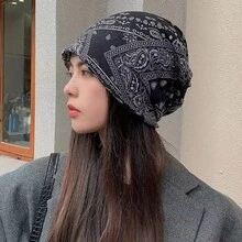 1件中性輕量透氣水桶帽，適合男女穿著，復古墨跡噴濺印花，完美適用於休閒、運動、旅行、海灘等春夏場合 - 彩色 - 查看 2