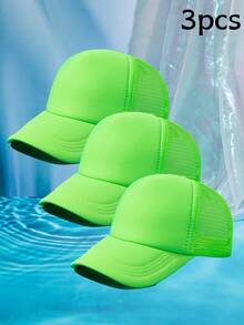 1 pieza Gorra de béisbol de mujer de malla de dos colores transpirable - Multicolor - Ver 51
