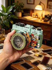 500+ Miniature Building Model Display, Ideal Toy For Adults To Relieve Stress And Reduce Anxiety. A Set Of Interesting Adult Games, Creative Vintage Model Assembly Kit, Perfect Birthday Or Holiday Gift. - Multiple Colors - View 19