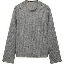 ZARA Sweatshirts Women's Crew Neck Moderate Coal Gray - 查看 1