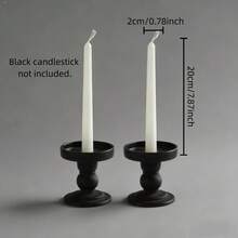 2 piezas/4 piezas Velas blancas de lujo con punta, velas largas, velas de aromaterapia, velas blancas a rayas, iluminación para meditación, creación de ambiente, adecuadas para el hogar, restaurante, decoración de hotel, gran idea de regalo, decoración navideña, regalo de cumpleaños, regalo para mujeres - Blanco - Ver 13