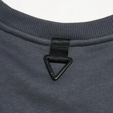 Puma 女款秋冬保暖內裡圓領套頭衫，休閒針織運動衛衣 62973769 - 深灰色 - 查看 6