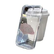 Ginkgo Leaf Phone Case Suitable For Apple 15 Pro Max,  16 Pro, Advanced 14 Pro, New 13, Floral 17 - Space Shell With Fine Pores - Transparent - Ginkgo Leaf Silver - View 6