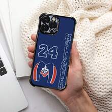 Funda para teléfono: 1 Heated Rivalry 81 24 Funda para teléfono con proceso de galvanoplastia, cubierta protectora con amortiguación reforzada y prevención de colisiones, adecuada para iPhone 17 16 15 14 13 Pro Max. - Negro - Ver 5