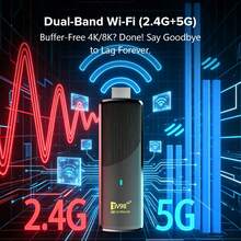 Q96 OHP A X10 Android TV Stick, Supports WiFi 6 & 5G, Android 14, Bluetooth 5.0, Voice Remote Control, CPU RK3518, Suitable For Home Gathering, IPTV - Black - View 8