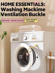 Multiple Styles Cute Flower Magnetic Washing Machine Door Handle, Flexible Bendable Washing Machine Door Support Device, Keeps Door Open; Anti-Mold Ventilation Support Block For Front-Loading Washing Machines, Home Decor Item. - A - View 3