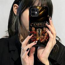 1 Phone Case Made Of Soft-Touch TPU+PC Material, With Precise Cutouts For Camera Protection, A Matte Edge, And A Skin-Like Texture. Compatible With Multiple Models: 11/12/13/14/15/16/17/Pro/Pro Max/Mini, Galaxy Series, And More. Features: Shockproof, Drop-Proof, Fingerprint-Resistant, And Full Camera Lens Protection. MXFGK1107 - FGK-bK-mXFGK1107 - View 3
