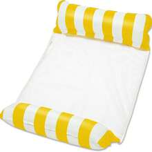 Inflatable Pool Floats Adult Size Water Hammock, Swimming Pool Float Hammock, 4-In-1 Water Floating Mesh Chair For Adults For Vacation Fun And Rest Summer Events Pool Parties - Multicolor - View 8