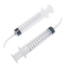 3pcs Curved Tip Bird Feeding Syringe 12ml Plastic Needleless Feeding Syringe Pigeon Feeder - View 2