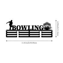 1PC Bowling Gold Silver Bronze Medal Display Rack, Metal Wall Decor Storage Rack, Suitable For Sports Awards, Weather-Resistant Display For Collectibles - Perfect For Sports Enthusiasts And Athletes - Indoor And Outdoor Display, Ideal Gift For Sports Fans And Champions - Black - View 11