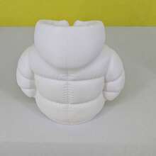 1PC Creative Down Jacket Shaped Pen Holder Ornament - Random Color - Student Desk Stationery Storage Box - Home Plastic Storage Decor - A - View 7