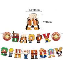 ONE PIECE Happy Birthday Banner, Character-Themed Letter Garland For Anime Birthday Party Wall, Cake Table, Photo Backdrop & Celebration Decor - Banner - View 4