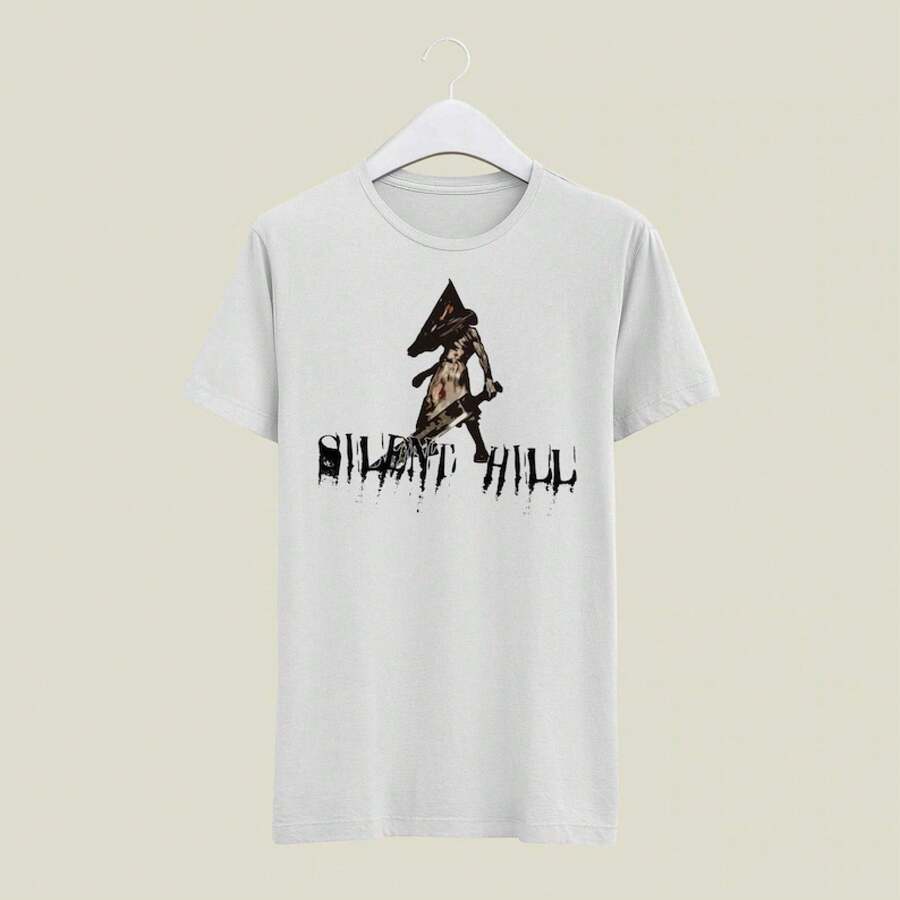 Camiseta de Pyramid Head de Silent Hill - Blanco - Ver 1