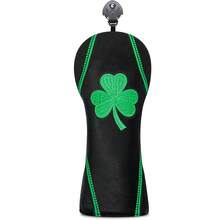 1PC Golf Headcover For Driver Fairway Wood Hybrid, Embroidered Four-Leaf Clover Pattern, Dustproof Durable PU Material, Practical Golf Accessory, Nice Festival Gift - Multicolor - View 7