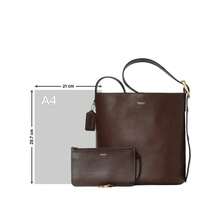 Coach Bleecker Series Classic Solid Color Women Shoulder Crossbody Handbag CCC23B4MPL - 楓樹棕色CCC23B4MPL - 查看 8